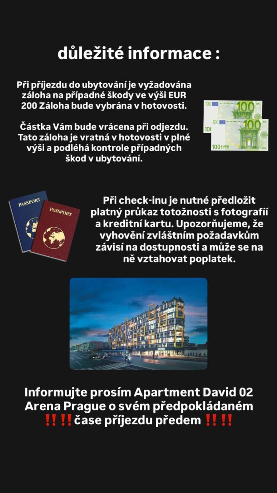 Apartment David O2 Arena Prague, Prague